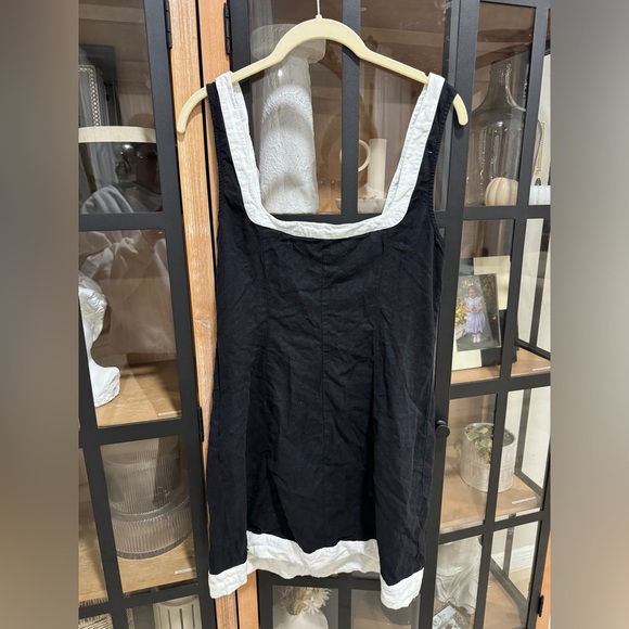 Show Me Your Mumu Coco mini dress vintage style buttons shift linen elegant - Picture 7 of 15